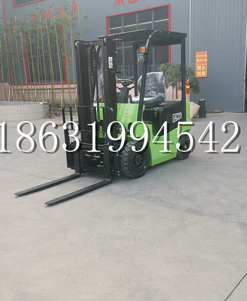 梅河口市电动叉车电动叉车电动堆高机小型液压升降车三轮叉车新款2吨半电动叉车